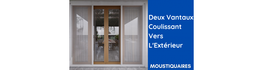 Deux Vantaux Coulissant  Vers  L'Extérieur